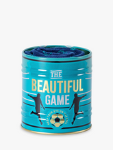 FOOTBALL STORAGE TIN & SOCK SET