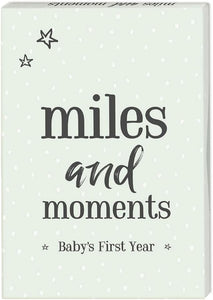 MILES & MOMENTS CARDS - BABY'S FIRST YEAR