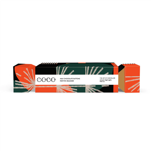 FESTIVE CRACKER MILK CHOCOLATE BUTTONS