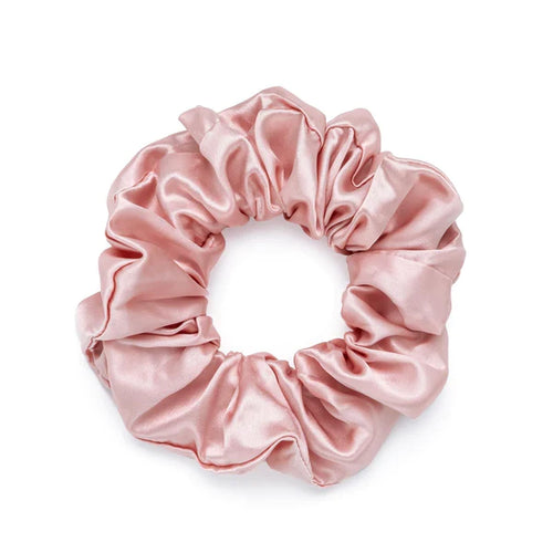 SILK PINK SCRUNCHIE