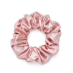 SILK PINK SCRUNCHIE