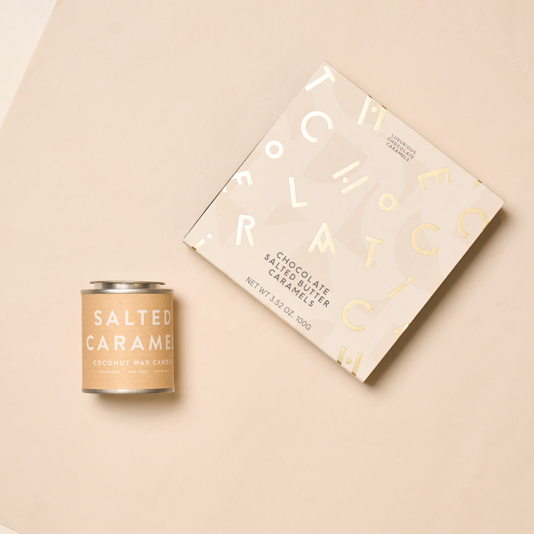 Salted Caramel Candle & Salted Butter Caramels