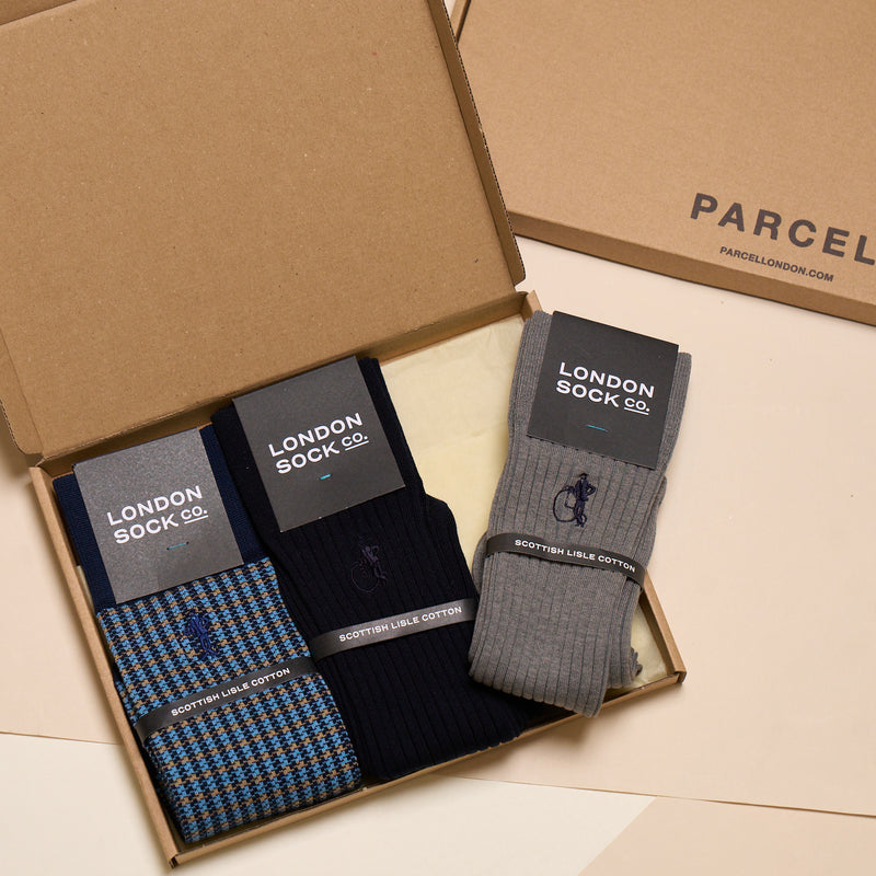 8719965009202 Bootsock Sock Giftbox Homme (lot De 3 14 Happy