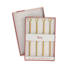 GOLD COCKTAIL PICKS