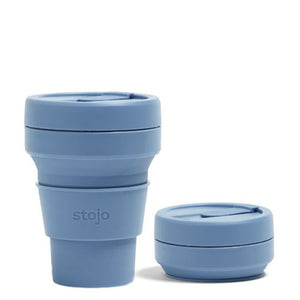BLUE COLLAPSIBLE COFFEE CUP