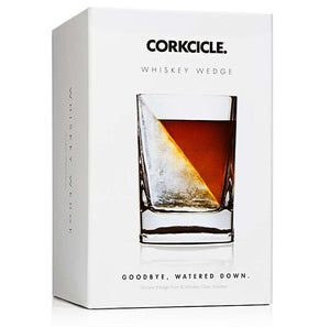 Parcel London Corkcicle whiskey wedge glass