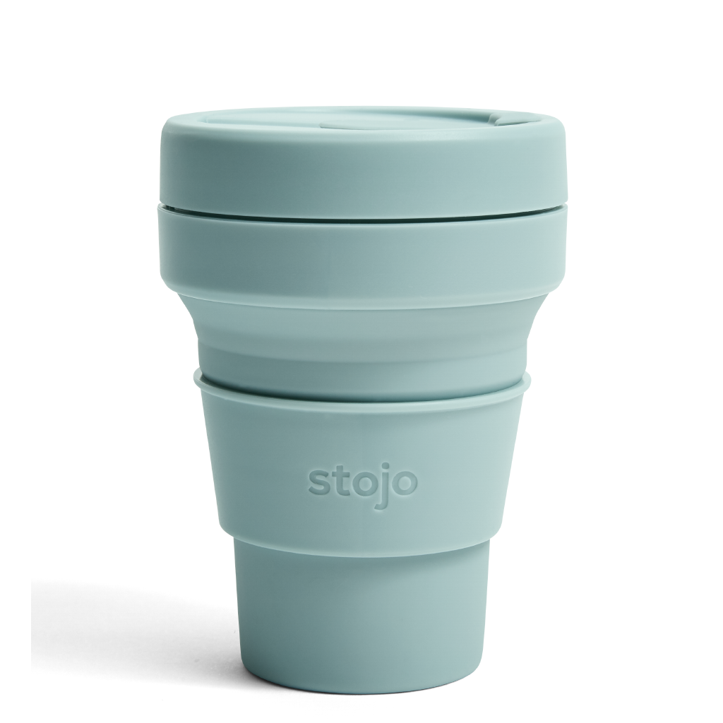 GREEN COLLAPSIBLE COFFEE CUP